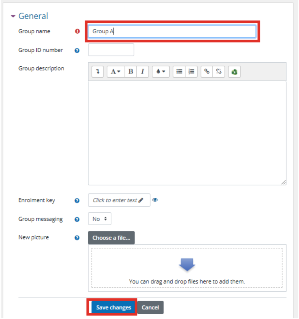 How do I create groups in Moodle? BaL Digital
