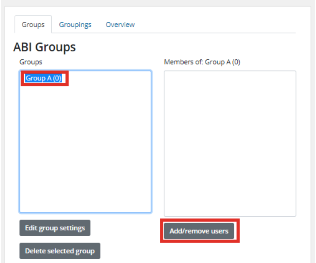 How do I create groups in Moodle? BaL Digital
